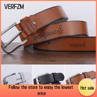 VERFZM SHOP คาวบอยส์ เข็มขัดหนังแท้ ลำลองแบบสบายๆ วินเทจ สายรัดกางเกง เหมาะกับการแต่งตัวทุกสไตล์ เข็มขัดรัดเอว เข็มขัดของผู้ชาย