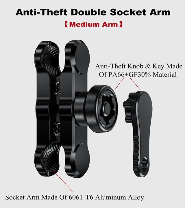 6cm-9cm-aluminum-alloy-double-socket-arm-compatible-with-mounts-b-size-1-ball-mounting-base-amp-bike-motorcycle-phone-holder