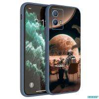 RRRP เคสสำหรับ Vivo น่ารัก U5 IQOO 5G เคสคลุมซิลิโคนนิ่มขอบตรงลาย Astronaut04