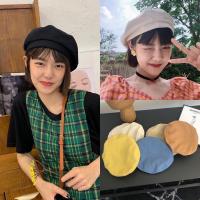 หมวกทรงเบเร่ต์ หมวกเบเรต์ ปรับขนาดได้ beret หมวกสีสัน หมวกเกาหลี แฟชั่นเกาหลี