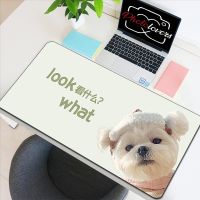 แมวและสุนัขตลก Xxl Mouse Pad 900x400 ตู้เกม Kawaii Table Pad คอมพิวเตอร์อุปกรณ์สำนักงานเกม Keyboard Mouse Pad พีซี