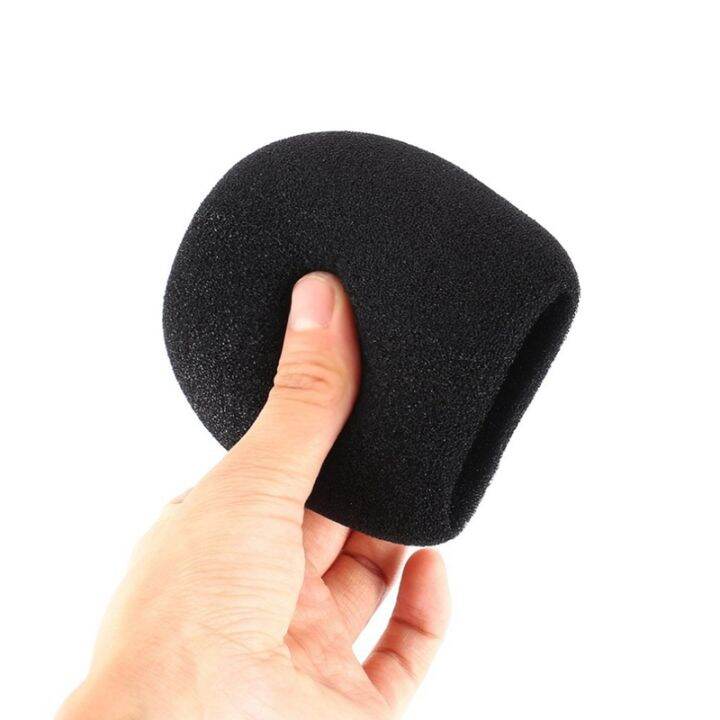 2pcs-set-for-zoom-h1-microphone-windproof-sponge-cover-voice-recorder-sponge-case-black