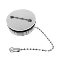 316 Stainless Steel 38mm Replacement Spare Cap with Chain Boat Marine Yacht Accessories Accessories