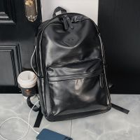 [COD] New version of mens backpack casual student schoolbag computer bag street