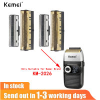 Kemei ชุดใบมีดอะไหล่สำหรับ Kemei KM-2026ปัตตาเลี่ยนตัดผม,ใบมีดสำหรับตัดผมไฟฟ้าที่เล็มผมตัด