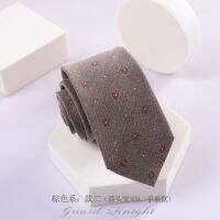 Trendy brown tie formal dress mens Trendy Vintage coffee JK accessories wom新潮棕色系领带正装男时尚复古咖啡色jk配饰女休闲免打学院风条纹041105