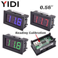 510Pcs 0.56 LED Digital Ammeter โวลต์มิเตอร์แผง DC 30V 100V AC 220V 500V 600V Calite อ่านสีแดงสีเขียวสีฟ้าโวลต์ Amp Meter