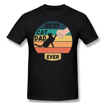Camiseta Hombre Humor Daddy Cat Best Funny Print Cotton T-shirt For Men Gift Streetwear 100% cotton T-shirt