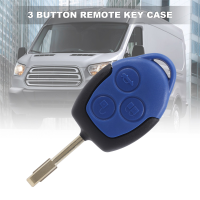 3 button cover shell key remote control body &amp; keys for ford transit blue