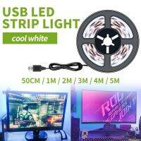 【✆New✆】 sunzhez แถบไฟ Led Usb Dc 5V แสงยืดหยุ่น Led Smd 2835 Led ห้าสิบ50ซม. 1ม. 2ม. 3ม. 4ม. 5ม. เทปโคมไฟตกแต่งบ้านสำหรับเกมส์พีซี