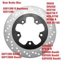 จานล้อเบรคท้ายจักรยานยนต์สำหรับ Suzuki GSF600 94-04 GSX600 98-02 GSF650 05-06 SV650 99-02 GSX750 98-06 GSX-R750 88-95