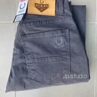 Jp.jeans กางเกงขายาวผู้ชาย ทรงกระบอกเล็ก ผ้าชิโน สีเทา ใส่เรียยน ใส่ทำงาน