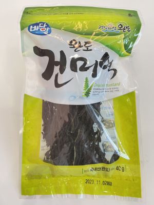 NOONA MART - สาหร่ายแห้งเกาหลี สำหรับทำอาหาร - 미역 - Korean Dried Seaweed 40g