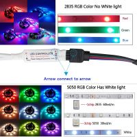 5เมตร10เมตร15เมตรหลอดไฟ LED Strip RGB 2835 5050กันน้ำ Wifi ควบคุม DC12V ที่มีความยืดหยุ่นริบบิ้นไดโอด IR ชุด Tira สำหรับตกแต่งห้อง