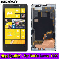 4.5 "สำหรับ Nokia 1020จอแสดงผล LCD Touch Screen Digitizer สมัชชาเปลี่ยนสำหรับ Nokia Lumia 1020จอแอลซีดีที่มีกรอบเครื่องมือ