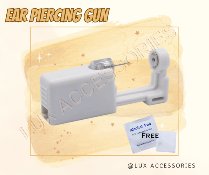 Disposable Ear Piercing Gun with Earring Safe To Use for Ear Nose Lip