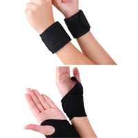 Wrist Brace Support Posture Corrector Belt Strap Bandage Magnetic Self Heating Tourmaline Belt Posture Correcteur with Hole