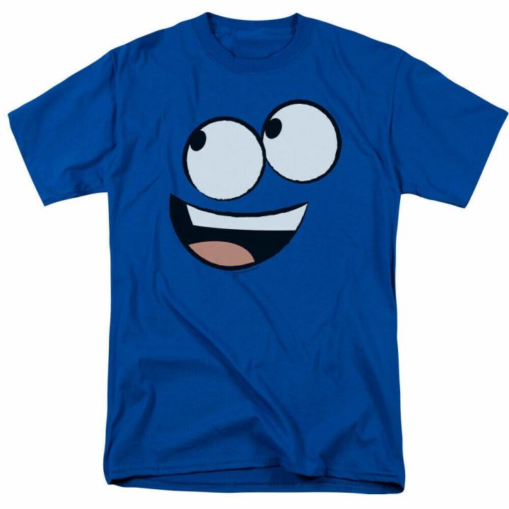 Foster's Home For Imaginary Friends Blue Face T Shirt Mens Licensed ...