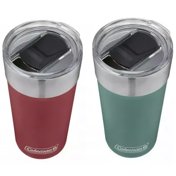Coleman Brew Insulated Stainless Steel Tumbler, 20oz, Heritage Green 
