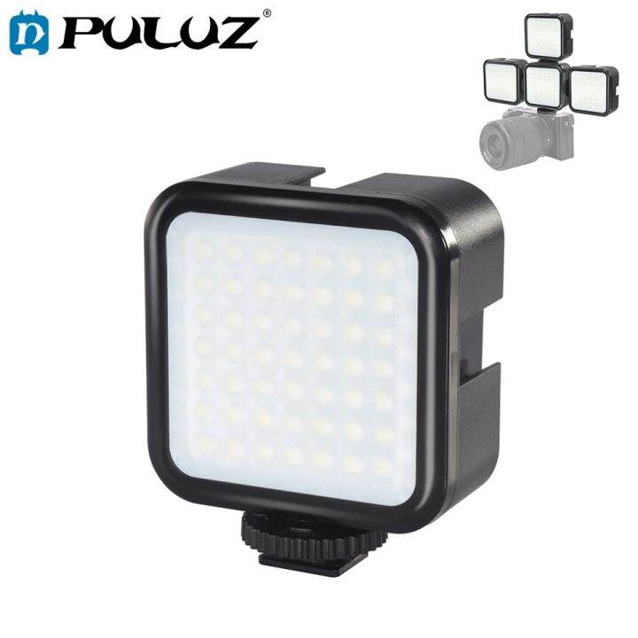 puluz-49w-ไฟ-led-3w-เพิ่มแสงสว่าง-สำหรับกล้องถ่ายรูป-dslr-gopro-phone-osmo-action-insta360