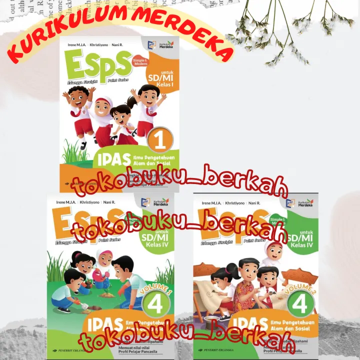 KURIKULUM MERDEKA BUKU ESPS IPAS SD/MI Kelas 1 2 3 4 5 6 Penerbit ...