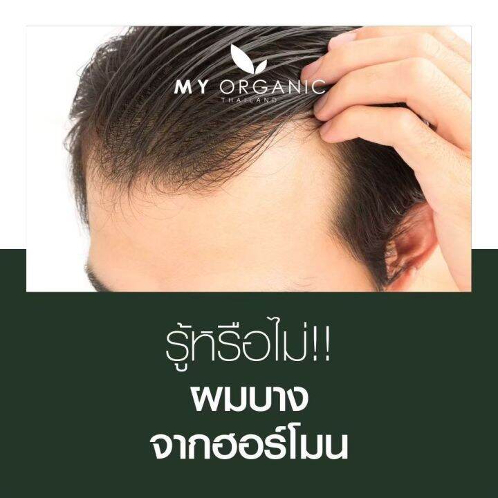 ของแท้-my-organic-hair-tonic-แฮร์โทนิคใส่ผม-ผมดำ-เป็ปไทด์-บำรุงรากผม-หนังศรีษะแก้ผมหงอก-ผมร่วง-ผมบาง-หัวไม่ล้าน-ขนาด-100ml