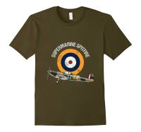 Penjualan Terlaris 100% Katun Supermarine Spitfire Raf Warbird Militer Ww2 Pesawat Terbang Gaya Musim Panas Kaus Mode Lucu Baru S-4XL-5XL-6XL