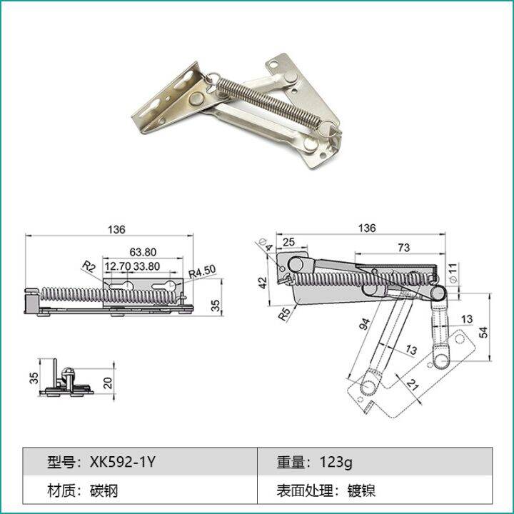 folding-cabinet-doors-spring-hinge-lift-up-stay-flap-top-support-swing-hinges-furniture-hardware