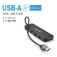 【LZ】♦▪  Lemorele-TC55 Adaptador USB HUB 3.0 4 Portas Multi Splitter OTG Laptops Xiaomi Macbook Pro PC Acessórios de computador