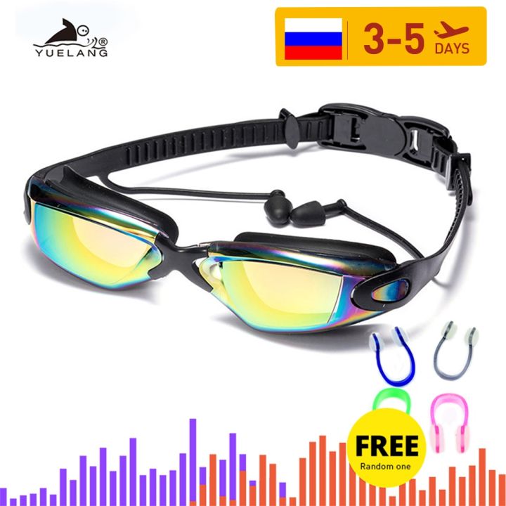 professional-swimming-goggles-swimming-glasses-with-earplugs-nose-clip-electroplate-waterproof-silicone-adluts