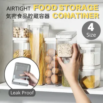 Airtight Sealed Cereal Food Jar Storage Containers Set with Lids for Pantry  Flour and Sugar Storage - China Plastic Container, Airtight Sealed Cereal  Food Jar