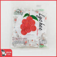 **มาย ชูวี่ มิ้ลค์ แคนดี้กลิ่นลิ่นจี่(ลูกอมนมเคี้ยวหนึบ)*My Chewy Milk Candy Lychee Flavour*360กรัม/g*จำนวน 100เม็ด**