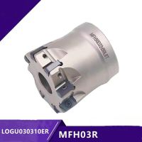 MFH MFH03R cutter head MFH 03R face mill cutter head LOGU0303ZER LOGU0303 LOGU 03 milling cutter insert 50 63 shock-resistant