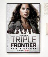 Triple Frontier ภาพยนตร์โปสเตอร์ผ้าใบผนังผ้าใบตกแต่งบ้านของขวัญ-ฟิล์มคลาสสิกศิลปะสำหรับแฟชั่น Trendsetters