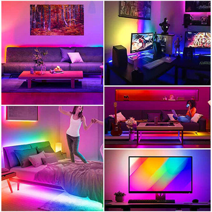 ith-store-ไฟแต่งห้อง-rainbow-light-แถบไฟ-led-ไฟเส้นเปลี่ยนสีได้-5m10m-กันน้ำทนทาน-ไฟตกแต่งให้ดูหรูหรา-ไฟเส้น-rgb-ไฟริบบิ้น