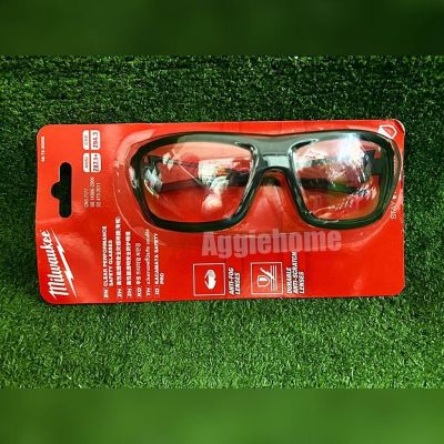 🇹🇭 Milwaukee 🇹🇭 แว่นตาเซฟตี้ เลนส์ใส รุ่น (48-73-2020A) เลนส์ป้องกันรอยขีดข่วน แว่นตา เซฟตี้ จัดส่ง KERRY