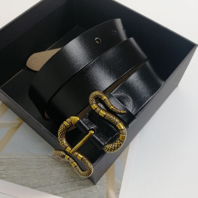 Designer belts for women high quality luxury nd belt snake buckle G ceinture femme genuine leather mens belt for man jeans