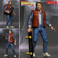 ของแท้ Figma Neca Reel Toys National Entertainment Collectibles Association จากหนังดังเรื่อง Back to the Future 1985 เจาะเวลาหาอดีต Marty McFly มาร์ตี้ แม็กฟลาย Ultimate 7 Inch งานแท้ ฟิกม่า อานิเมะ Action Figure Original imported from Japan Animation