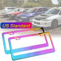 2 Pcs 31cm x 16cm Stainless Steel License Plate Frame Tag Cove car license plate frame to mount the frame on the front or back