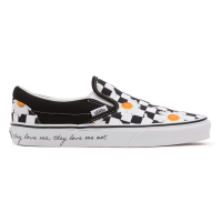 Vans รองเท้าผ้าใบ Classic Slip-On Checkerboard | Love Me Love Me Not Daisy/True White ( VN0A5JMHB0B )