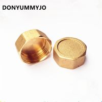 DONYUMMYJO 1/2 quot; BSP Female Thread Brass Pipe Hex Head Brass End Cap Plug Fitting Coupler Connector Adapter