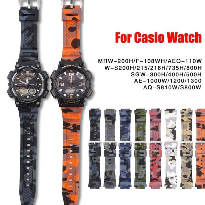 สายนาฬิกาซิลิโคนสำหรับ-casio-aq-s810w-ae-1200-1300-sgw-300-w-s200h-w-800h-w-216h-w-735h-f-108wh-w-215-aeq-110w-band