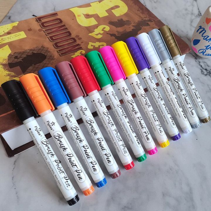 soft-head-cotton-core-hand-account-book-dedicated-primary-school-students-diy-greeting-card-making-color-acrylic-marker-pen-set