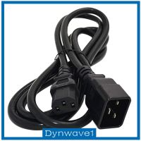 【คุณภาพสูง】( Dynwave1 ) Iec 320 C13 To C20 อะแดปเตอร์พาวเวอร์ซัพพลายสําหรับ Pdu Ups สีดํา