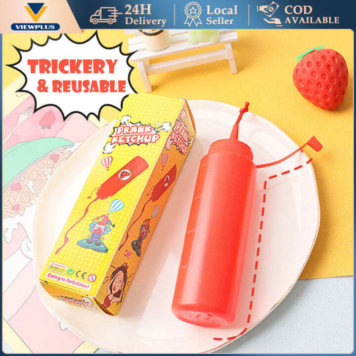 Funny Prank Ketchup Bottles Practical Jokes Fake Tomato Sauce Prank And