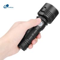 Aluminum Alloy LED Flashlight Torch 26650 Battery Powered Lamp Ultra Bright Household Lighting Accessories Hand Lamp for Home Diving Flashlights