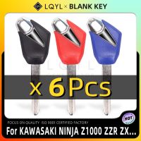 อะไหล่รถจักรยานยนต์6ชิ้นกุญแจรถจักรยานยนต์สำหรับ KAWASAKI ZX6R ZX7R ZX9R ZX10R ZX12R ZX14R ZXR250 ZXR400 ZZR400 ZX-6R ZZR600