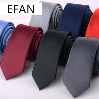 Color Ties Male Korean Version 6cm Narrow Business Neckties