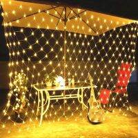 1.5Mx1.5M 80LED Net Fairy Lights for Lawn Garden Walkways Weddings Christmas Pary Festivals Decorative Lighting