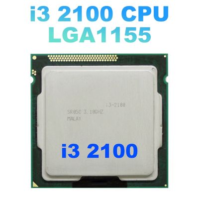For Core I3 2100 CPU LGA1155 Processor 3MB Dual Core Desktop CPU for B75 USB Mining Motherboard